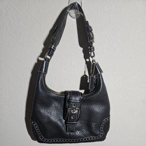 Coach  Shoulder bag - Black Pebbled Leather